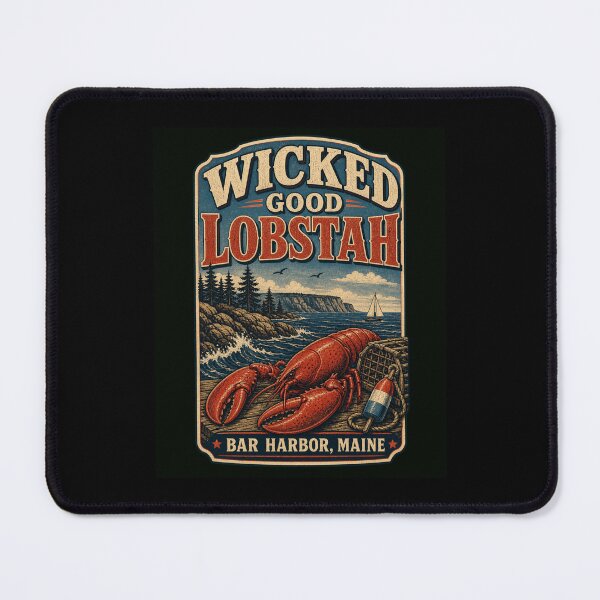 Item preview, Delicious Maine Lobster Coastal Seafood Retro Art designed and sold by snowry.