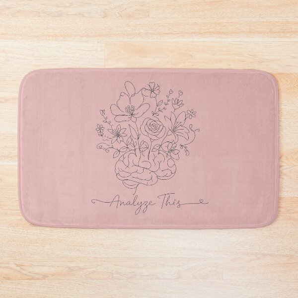 Item preview, Analyze This – Psychology Student Brain Flower Line Art designed and sold by ManggaeJM.