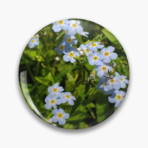 Item preview, Small Dainty Blue Flowers designed and sold by mountaingoblingoods.