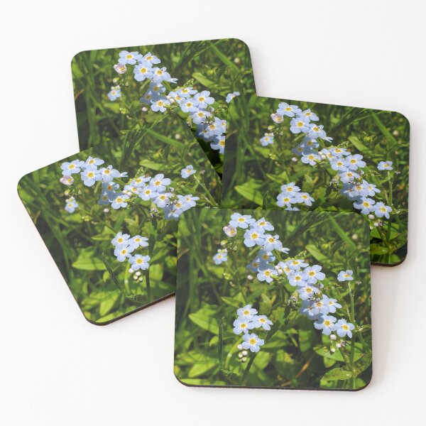 Item preview, Small Dainty Blue Flowers designed and sold by mountaingoblingoods.