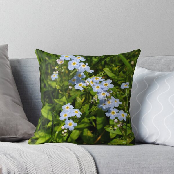 Item preview, Small Dainty Blue Flowers designed and sold by mountaingoblingoods.