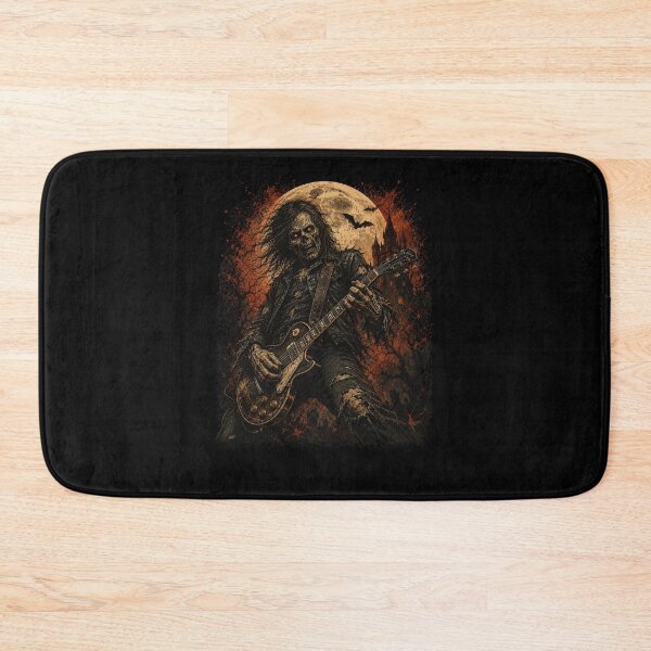 Item preview, Zombie Rock Guitarist Full Moon Horror designed and sold by snowry.