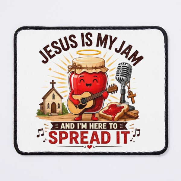 Item preview, Jesus Is My Jam And I'm Here To Spread It designed and sold by Obinne.
