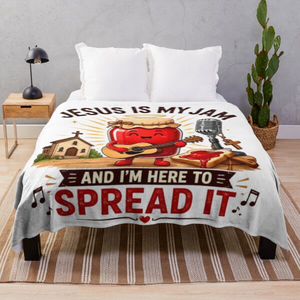 Item preview, Jesus Is My Jam And I'm Here To Spread It designed and sold by Obinne.