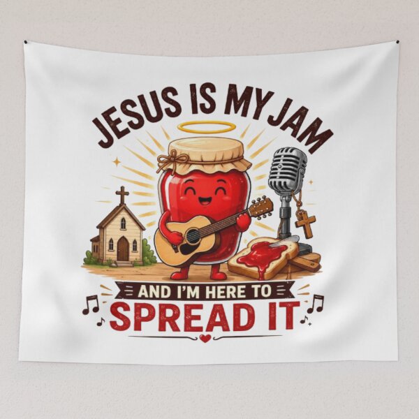 Item preview,  Jesus Is My Jam And I'm Here To Spread It designed and sold by Obinne.