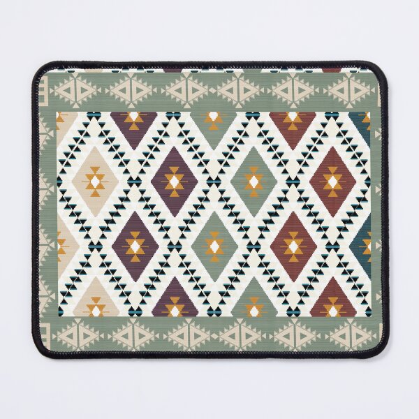 Item preview, geometric carpet and area rug pattern featuring symmetrical shapes designed and sold by Line-Aura.