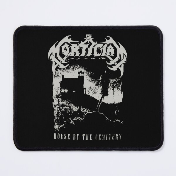 Item preview, Mortician House By The Cemetery Death Metal Poster designed and sold by BriaBode.