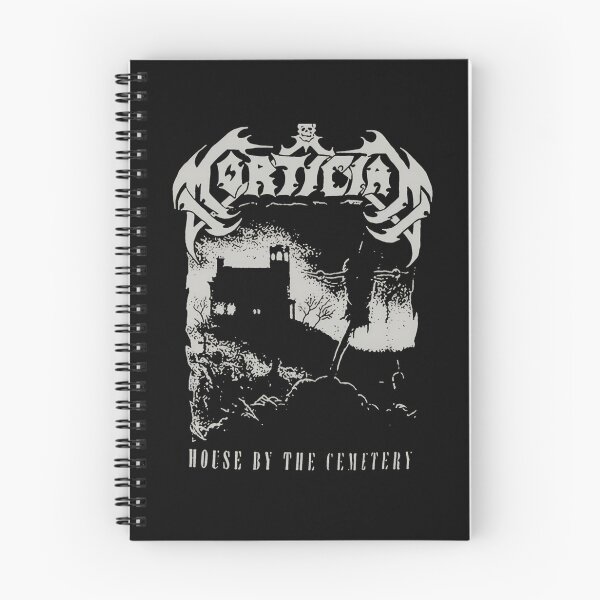 Item preview, Mortician House By The Cemetery Death Metal Poster designed and sold by BriaBode.