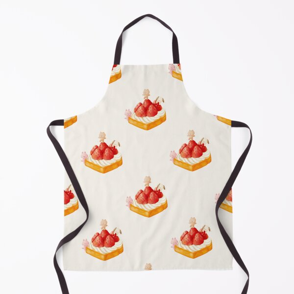 Item preview, Cute Strawberry Cream Toast & Friends Seamless Pattern designed and sold by Tokki Treats .