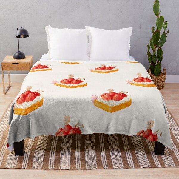 Item preview, Cute Strawberry Cream Toast & Friends Seamless Pattern designed and sold by Tokki Treats .