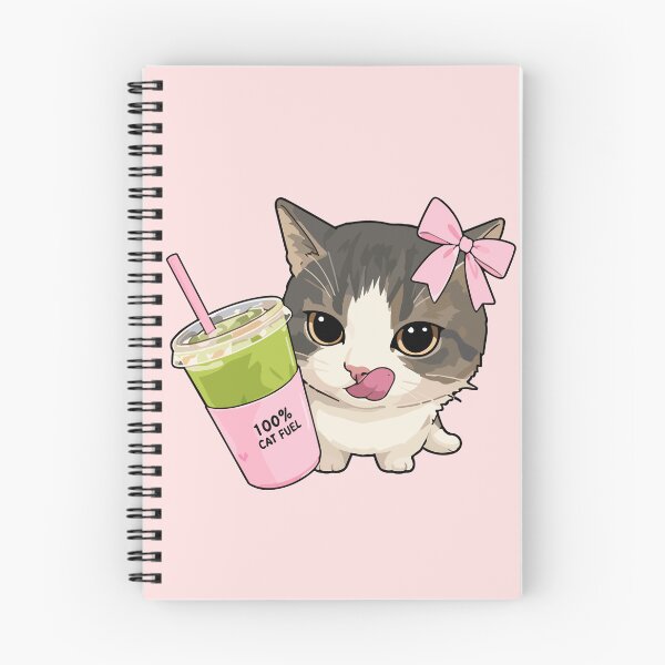 Item preview, 100% Cat Fuel - Cute Tabby Cat with Matcha Drink Art designed and sold by arfindo-indra.