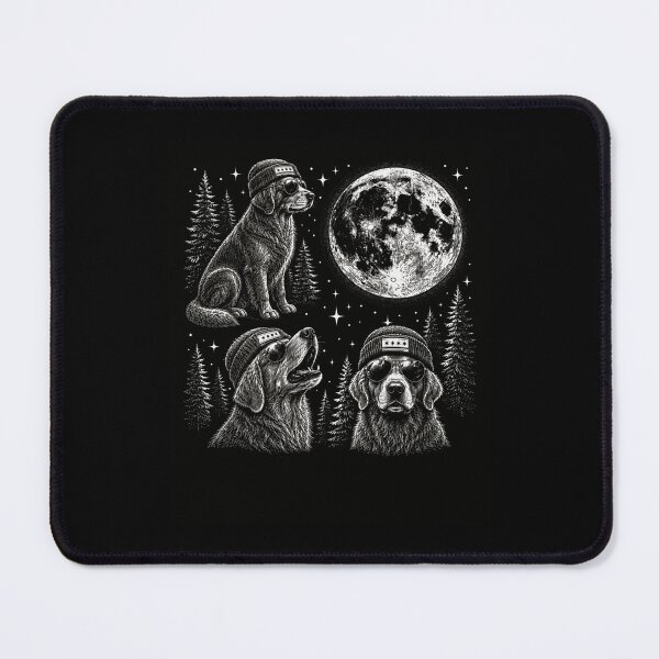 Item preview, Cool Dog Chicago Stars Beanie Moon Night designed and sold by snowry.