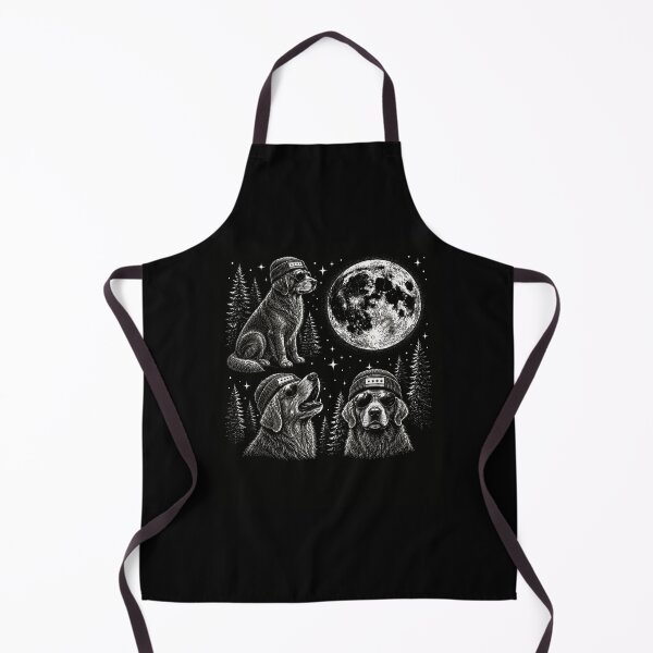 Item preview, Cool Dog Chicago Stars Beanie Moon Night designed and sold by snowry.