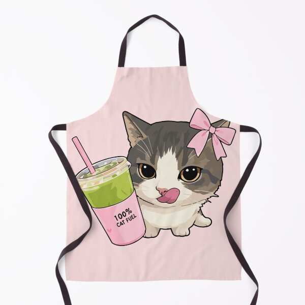 Item preview, 100% Cat Fuel - Cute Tabby Cat with Matcha Drink Art designed and sold by arfindo-indra.