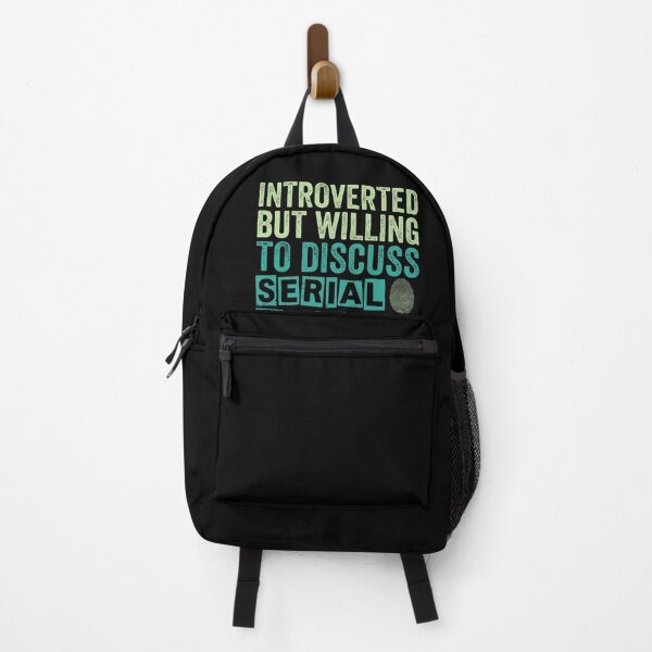 Item preview, Introverted But Willing to Discuss Serial Killers Funny Retro Design designed and sold by AdyKurniawan.