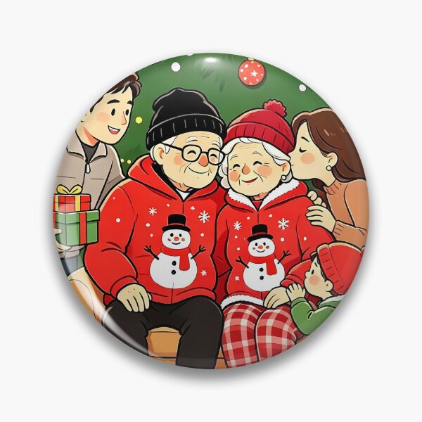 Item preview, Merry Christmas Family Grandparents Grandchildren Love Design designed and sold by Bondingbonding.