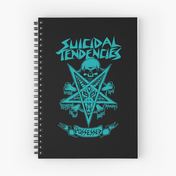 Item preview, Suicidal Tendencies Possessed Blue Pentagram Skull Poster designed and sold by BriaBode.