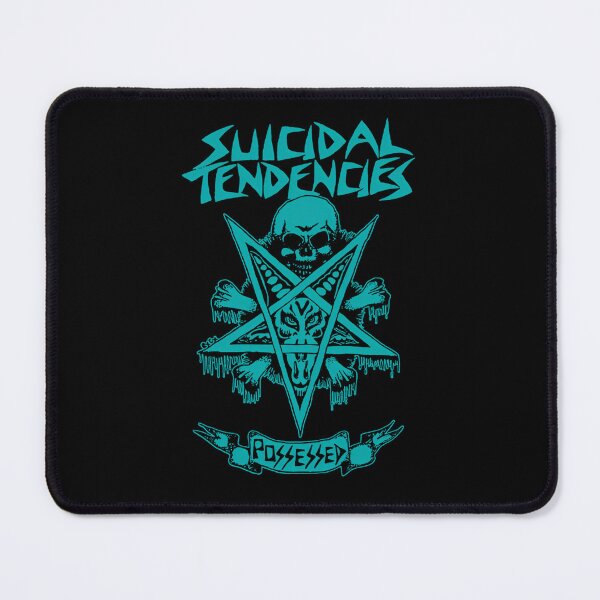 Item preview, Suicidal Tendencies Possessed Blue Pentagram Skull Poster designed and sold by BriaBode.