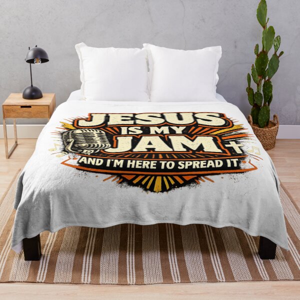 Item preview, Jesus Is My Jam And I'm Here To Spread It designed and sold by Obinne.