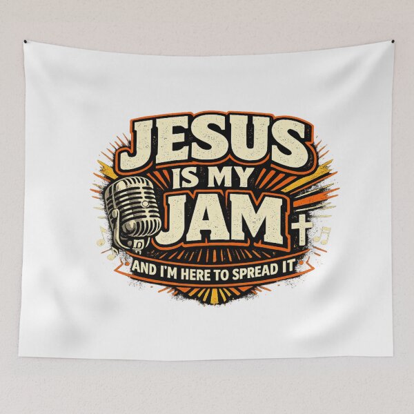Item preview,  Jesus Is My Jam And I'm Here To Spread It designed and sold by Obinne.