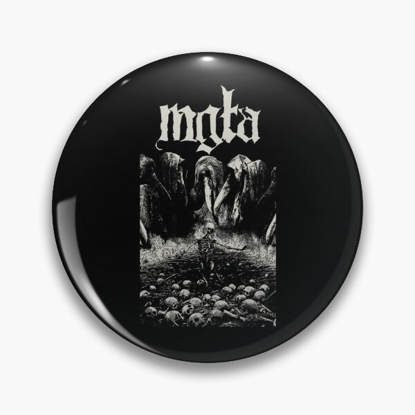 Item preview, Mgła Plague Doctors Fire Skeleton Black Metal Poster designed and sold by BriaBode.