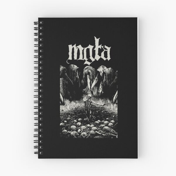 Item preview, Mgła Plague Doctors Fire Skeleton Black Metal Poster designed and sold by BriaBode.