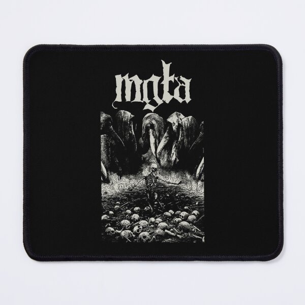Item preview, Mgła Plague Doctors Fire Skeleton Black Metal Poster designed and sold by BriaBode.