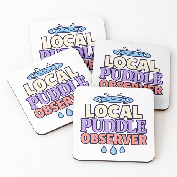 Item preview, Local Puddle Observer Typography designed and sold by aihrgdesign.