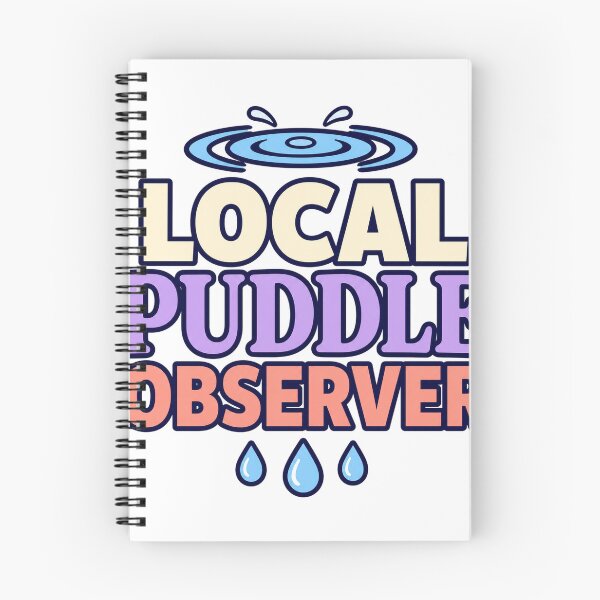 Item preview, Local Puddle Observer Typography designed and sold by aihrgdesign.