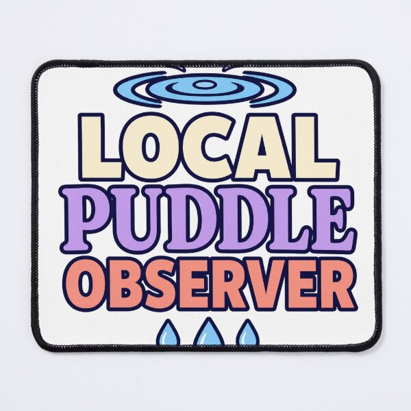 Item preview, Local Puddle Observer Typography designed and sold by aihrgdesign.