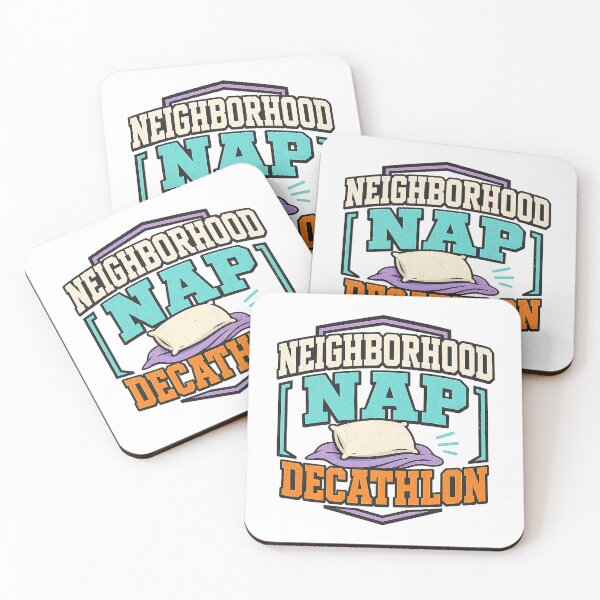 Item preview, Neighborhood Nap Decathlon Badge designed and sold by aihrgdesign.