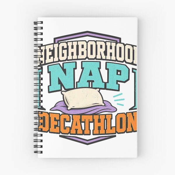 Item preview, Neighborhood Nap Decathlon Badge designed and sold by aihrgdesign.