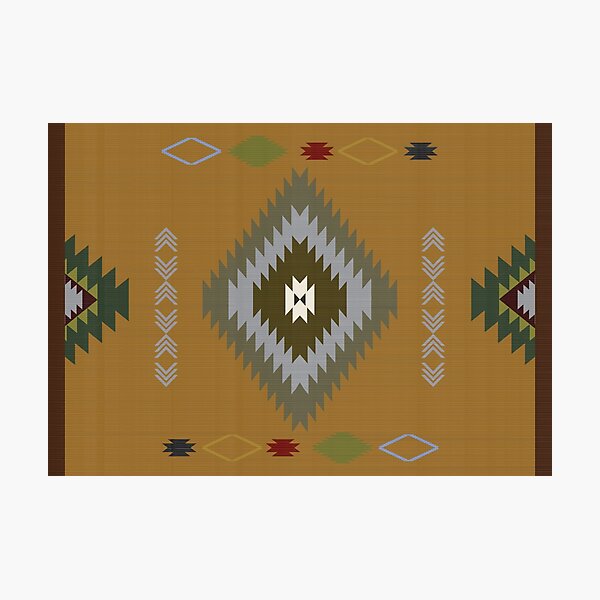 Item preview, geometric carpet and area rug pattern featuring symmetrical shapes designed and sold by Line-Aura.