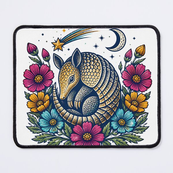 Item preview, Blockprint Armadillo Cosmos Star designed and sold by aihrgdesign.