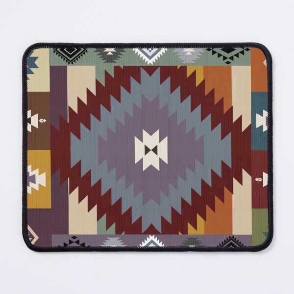 Item preview, geometric carpet and area rug pattern featuring symmetrical shapes designed and sold by Line-Aura.