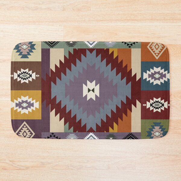 Item preview, geometric carpet and area rug pattern featuring symmetrical shapes designed and sold by Line-Aura.