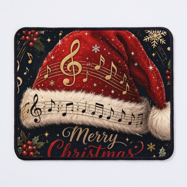 Item preview, Copy of Merry Christmas Let The Music Play | Santa Hat Music Lover Gift designed and sold by TeikunShop.