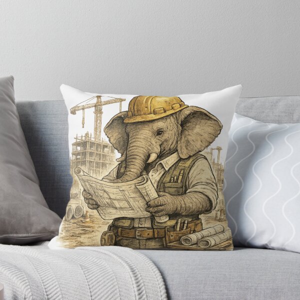 Item preview, 29. Elephant Engineer Vintage Illustration designed and sold by สุธรรมาท  ทองกร.