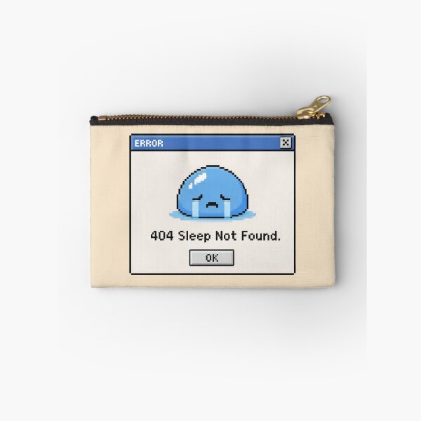 Item preview, 404 Sleep Not Found – Programmer Sleep Meme Sticker designed and sold by ManggaeJM.