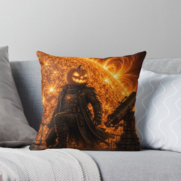 Item preview, Headless Horseman Sun Guardian - Celestial Halloween Fantasy Art designed and sold by TheHorsemanRidesAgain.
