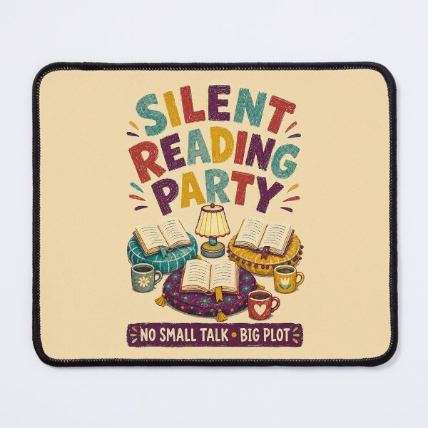 Item preview, Silent Reading Party – No Small Talk Big Plot designed and sold by Lacritsa .