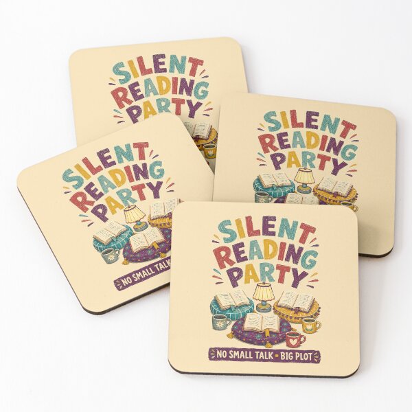 Item preview, Silent Reading Party – No Small Talk Big Plot designed and sold by Lacritsa .