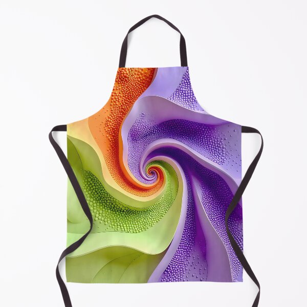 Item preview, Colorful Spiral Design in Lavender Orange Green designed and sold by Vicky Brago-Mitchell®.