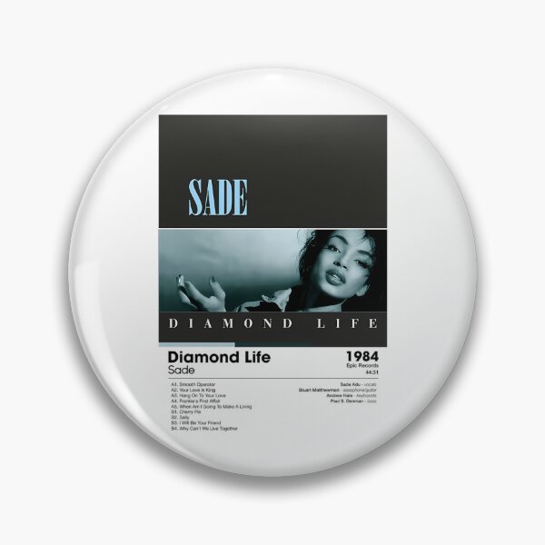 Item preview, Sade Diamond Life Blue Toned Portrait designed and sold by IdellMcKenzie.