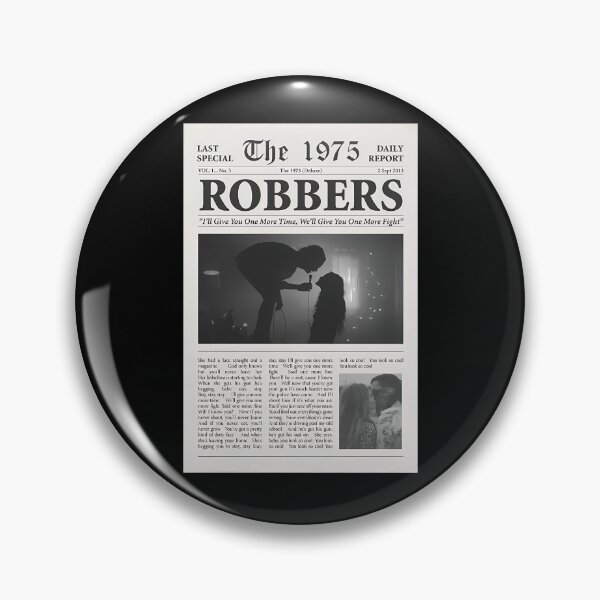 Item preview, The 1975 Robbers Newspaper Article Layout Poster designed and sold by TremayneWitting.