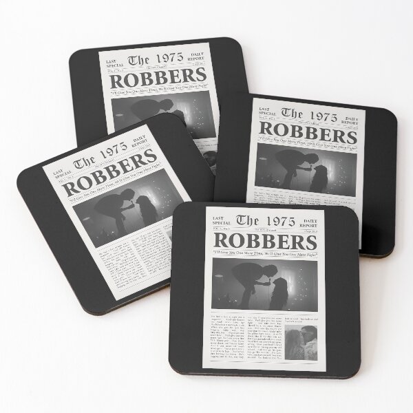 Item preview, The 1975 Robbers Newspaper Article Layout Poster designed and sold by TremayneWitting.
