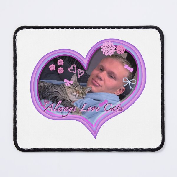 Item preview, Erling Haaland cat designed and sold by Greatbluewhale3.
