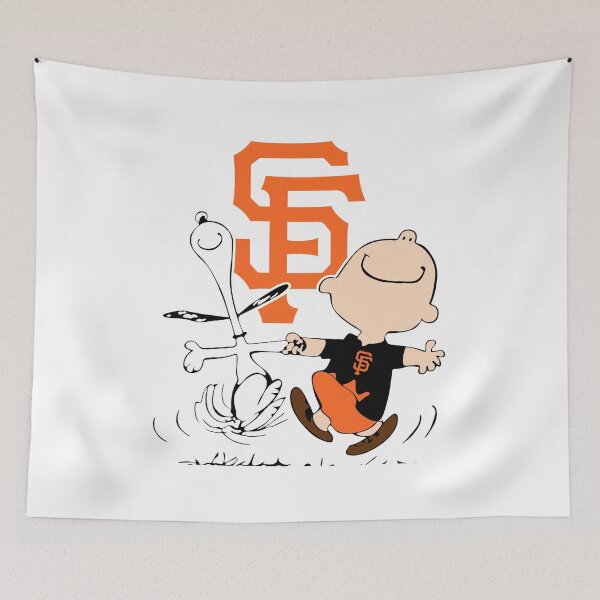 Artikelvorschau, SF Baseball-Fans tanzen Snoopy und Charlie entworfen und verkauft von SunnyPanelCo.