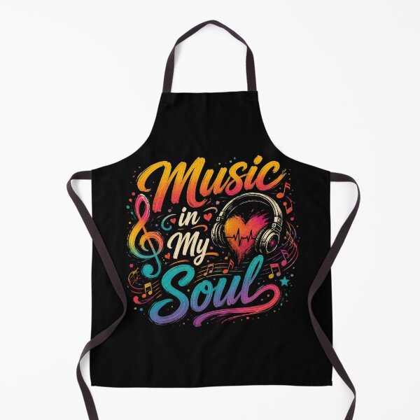 Item preview, Music in My Soul | Colorful Music Lover Headphones Heart Design designed and sold by RJACreative.