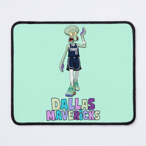 Item preview, Kyrie Irving × Squidward – Dallas Mavericks #11 Away Jersey Parody designed and sold by 998lc.